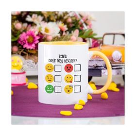 Soppigo Bugün Nasıl Hissediyorsun Emoji Sarı Kupa