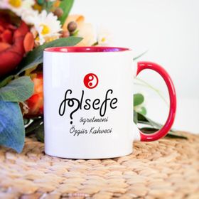 Soppigo Felsefe Öğretmeni Kırmızı Kupa