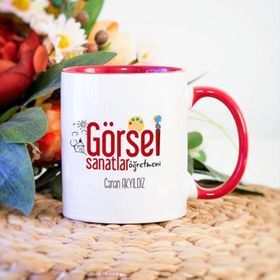 Soppigo Görsel Sanatlar Öğretmeni Kırmızı Kupa