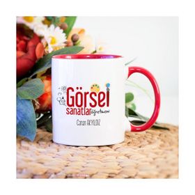 Soppigo Görsel Sanatlar Öğretmeni Kırmızı Kupa