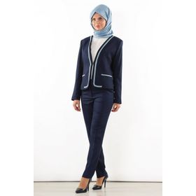 Soralline 1673 Lacivert Kadın Pantolon