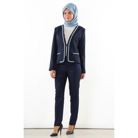 Soralline 1673 Lacivert Kadın Pantolon