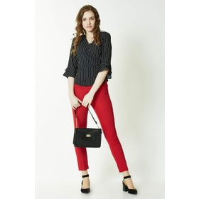 Soralline 1683 Bordo Kadın Pantolon