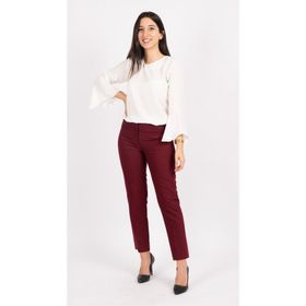 Soralline 1683 Bordo Kadın Pantolon