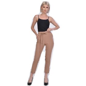 Soralline 1696 Beli Lastikli Yazlık Pantolon