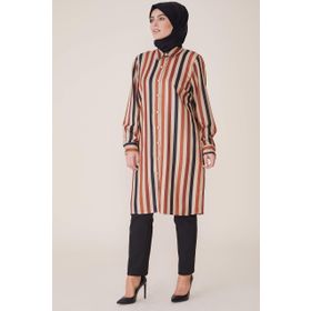 Soralline 4185 Kahverengi Kadın Tunik