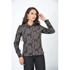 Soralline 4198 Baskılı Mevsimlik Bluz