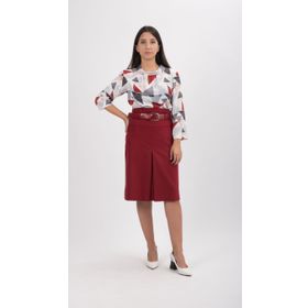 Soralline 722 Bordo Kadın Etek