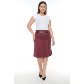 Soralline 724 Bordo Kadın Etek