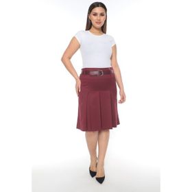 Soralline 724 Bordo Kadın Etek