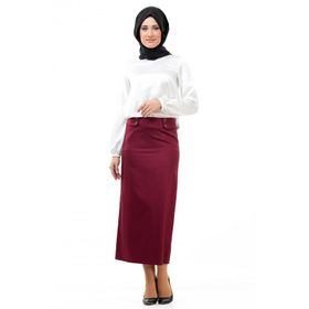 Soralline 770 Bordo Kadın Etek