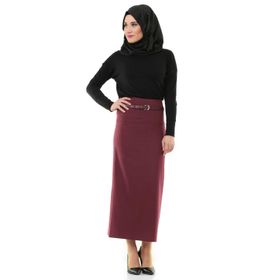 Soralline 770 Bordo Kadın Etek