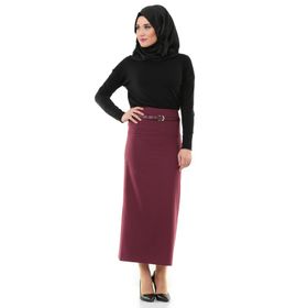 Soralline 770 Bordo Kadın Etek