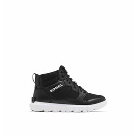 Sorel Explorer Sneaker Mid Wp Siyah Kadın Kısa Bot