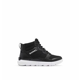 Sorel Explorer Sneaker Mid Wp Siyah Kadın Kısa Bot