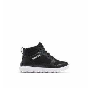 Sorel Explorer Sneaker Mid Wp Siyah Kadın Kısa Bot