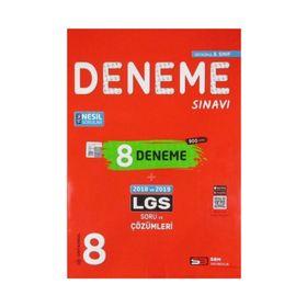 Soru Bankası Merkezi Yayınları 8. Sınıf LGS 8 Deneme Sınavı