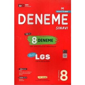 Soru Bankası Merkezi Yayınları 8. Sınıf LGS 8 Deneme Sınavı
