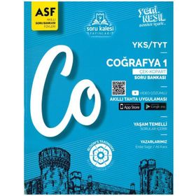 Soru Kalesi Yayınları TYT ASF Coğrafya 1 Soru Bankası