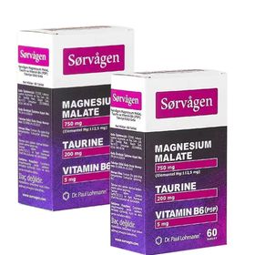 Sorvagen Magnesium Malate Taurine Vitamin B6 60 Tablet