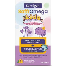 Sorvagen Saffromega Kids Safran 150 ml Şurup Balık Yağı