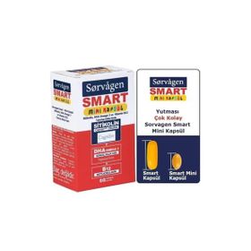 Sorvagen Sitikolin Mini Kapsül DHA Omega 3 ve B12 Takviye Edici Gıda 60 Kapsül