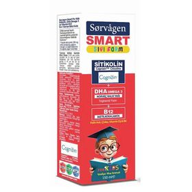 Sorvagen Smart Kids Sitikolin Omega 3 B12 150 ml Sıvı