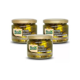 Sosero 290 gr Cam Kavanoz Peynir Dolgulu Jalapeno Biber