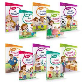 Sosyal Becerilerim Serisi 10 Kitap Takım - Kollektif Heyet-Kurul-Komisyon
