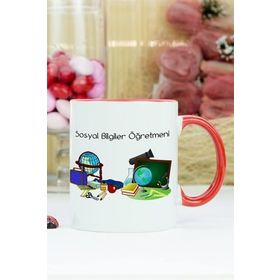Sosyal Bilgiler Öğretmeni Kupa Bardak