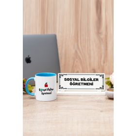 Sosyal Bilgiler Öğretmeni Kupa Bardak