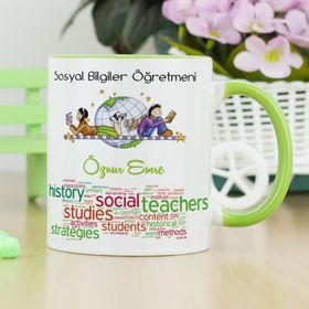 Sosyal Bilgiler Öğretmeni Kupa Bardak
