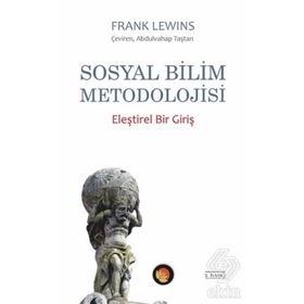 SOSYAL BILIM METADOLOJISI ELEŞTİREL BIR GİRİŞ - FRANK LEWINS