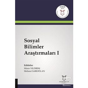 Sosyal Bilimler Araştırmaları 1 - Münir Yıldırım