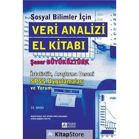SOSYAL BILIMLER İÇİN VERI ANALIZI EL KİTABI - ŞENER BÜYÜKÖZTÜRK