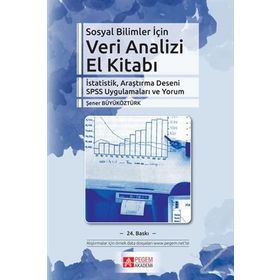 SOSYAL BILIMLER İÇİN VERI ANALIZI EL KİTABI - ŞENER BÜYÜKÖZTÜRK