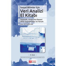 SOSYAL BILIMLER İÇİN VERI ANALIZI EL KİTABI - ŞENER BÜYÜKÖZTÜRK