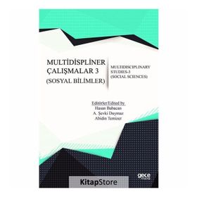 Sosyal Bilimler - Multidispliner Çalışmalar 3 - Kolektif