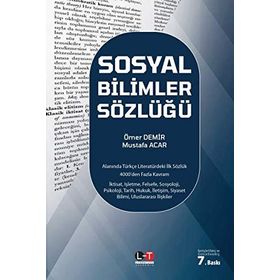 SOSYAL BILIMLER SÖZLÜĞÜ - ÖMER DEMIR; MUSTAFA ACAR