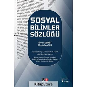 SOSYAL BILIMLER SÖZLÜĞÜ - ÖMER DEMIR; MUSTAFA ACAR