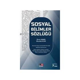 SOSYAL BILIMLER SÖZLÜĞÜ - ÖMER DEMIR; MUSTAFA ACAR