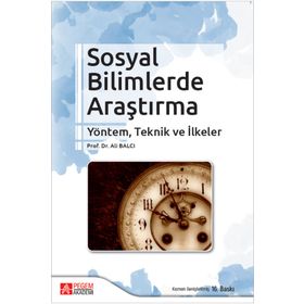 Sosyal Bilimlerde Araştırma - Pegem Akademi Yayıncılık