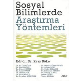 SOSYAL BILIMLERDE ARAŞTIRMA YÖNTEMLERİ - KAAN BÖKE