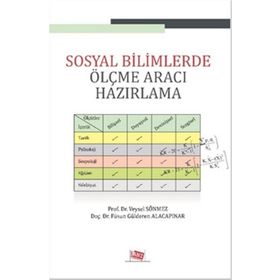 Sosyal Bilimlerde Ölçme Aracı Hazırlama - Veysel Sönmez