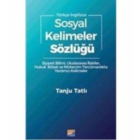 Sosyal Kelimeler Sözlüğü - Tanju Tatlı