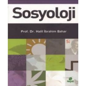 SOSYOLOJI - HALIL İBRAHİM BAHAR