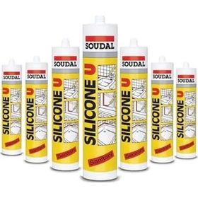 Soudal 1757 280gr 30 Adet Şeffaf Silikon