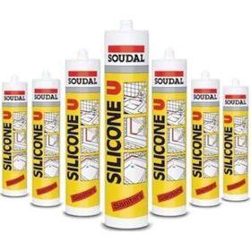 Soudal 1757 280gr 30 Adet Şeffaf Silikon