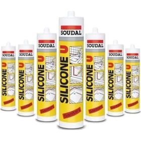 Soudal 1757 280gr 30 Adet Şeffaf Silikon