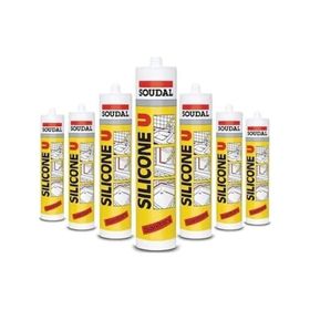 Soudal 1757 280gr 30 Adet Şeffaf Silikon
